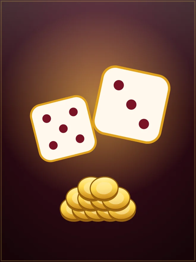 Dice game in the IE777 app