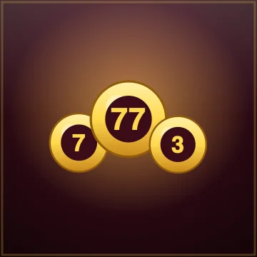 Lucky number balls screen in the IE777 app