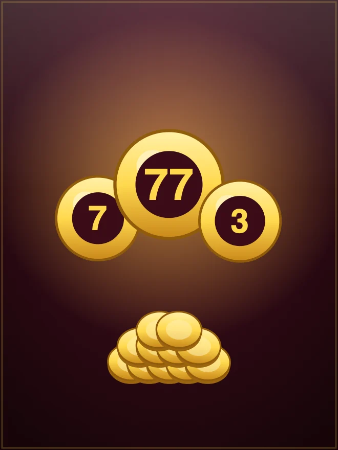 Lucky Number game in the IE777 app