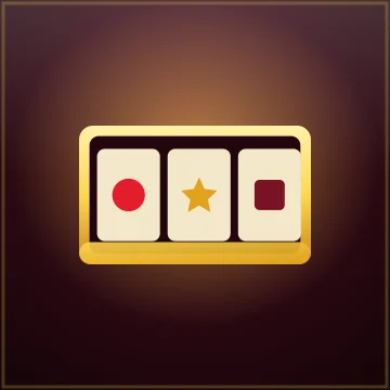Slot reels screen in the IE777 app