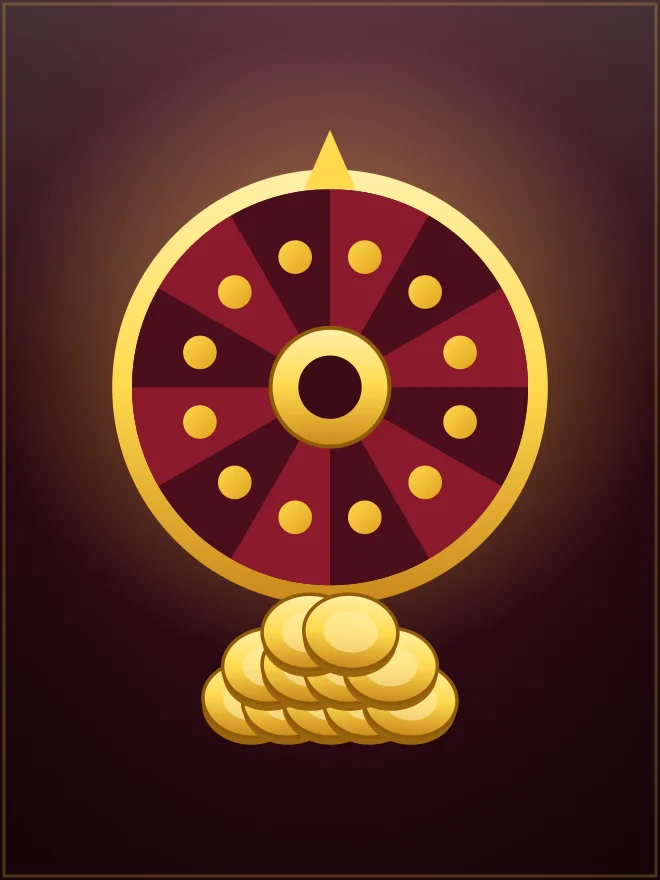 Spin and Win wheel game in the IE777 app