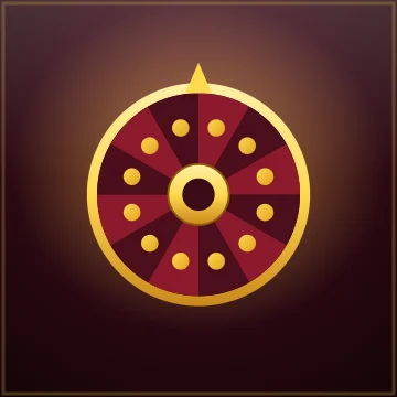 Spin wheel screen in the IE777 app